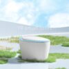 egg shape smart toilet