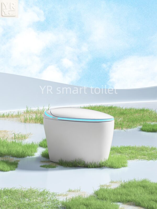 egg shape smart toilet