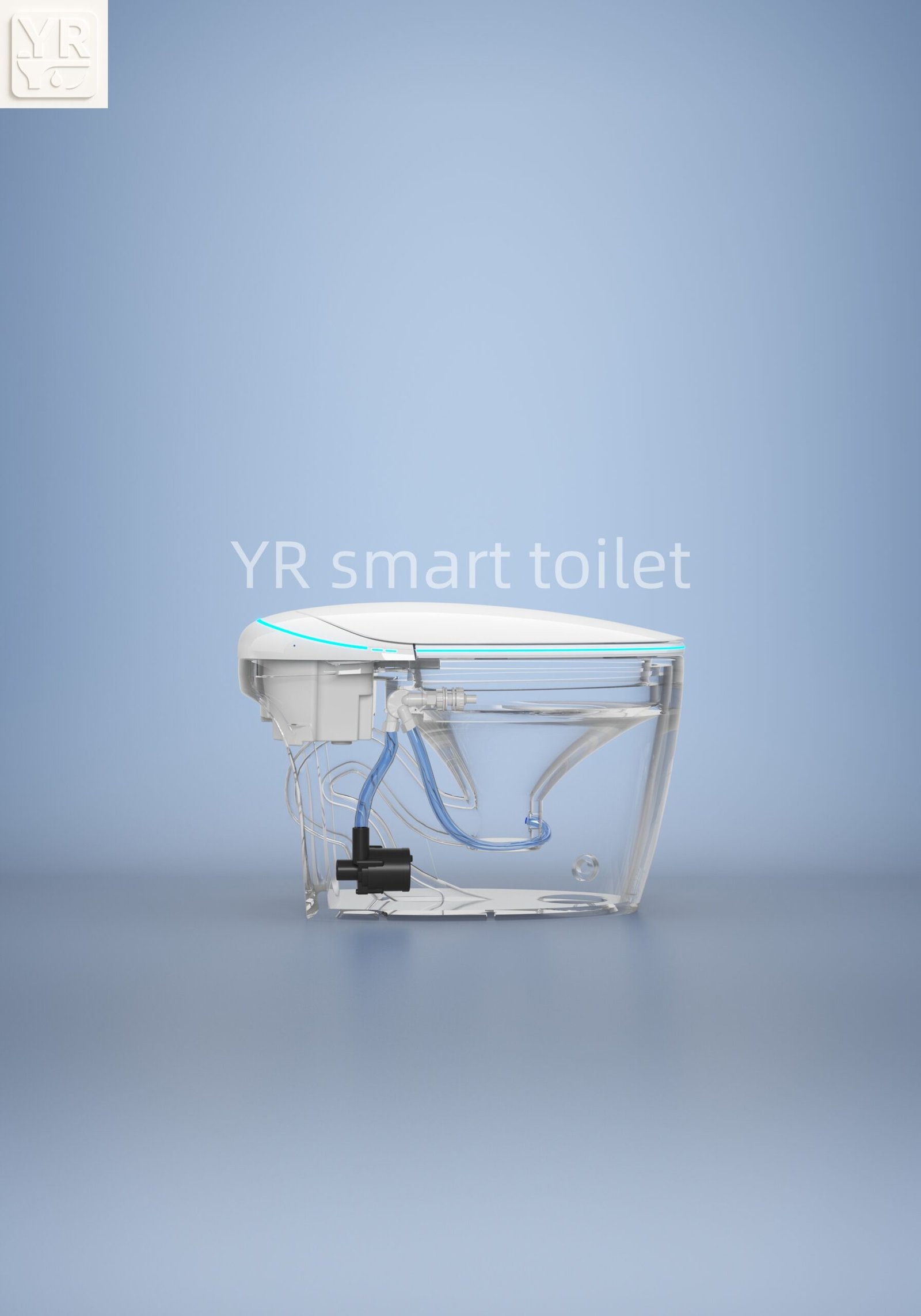 tojás alakú intelligens WC
