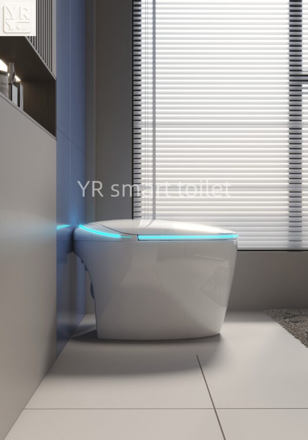 egg shape smart toilet