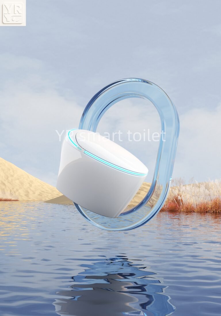 egg shape smart toilet
