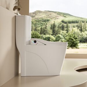 Smart Toilet Seat with Auto Lid, Instant Warm Wash, Heated Seat & Foam Shield
