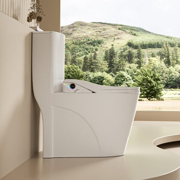 6 Smart Toilet Seat with Auto Lid, Instant Warm Wash, Heated Seat & Foam Shield