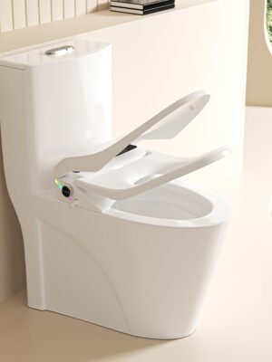 Smart Toilet Seat with Auto Lid, Instant Warm Wash, Heated Seat & Foam Shield