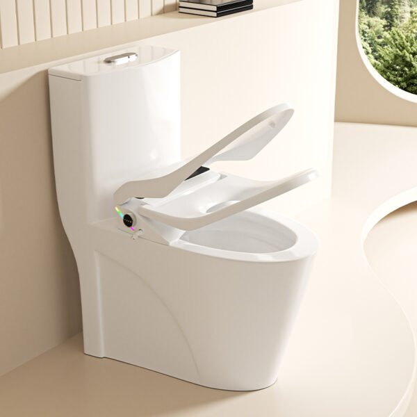 7 Smart Toilet Seat with Auto Lid, Instant Warm Wash, Heated Seat & Foam Shield