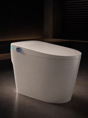 Healing Smart Toilet with Infrared Therapy, UV Sterilization, Foam Shield & Automatic Lid