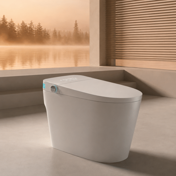 Healing Smart Toilet with Infrared Therapy, UV Sterilization, Foam Shield & Automatic Lid (2) Healing Smart Toilet with Infrared Therapy, UV Sterilization, Foam Shield & Automatic Lid