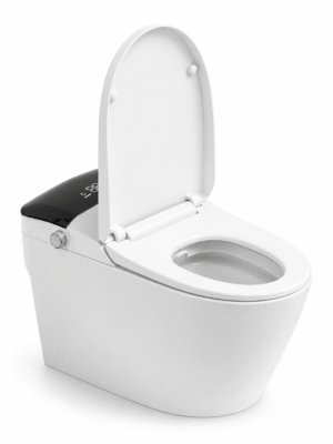 Smart Toilet Seat with Auto Lid, Instant Warm Wash, Heated Seat & Foam Shield